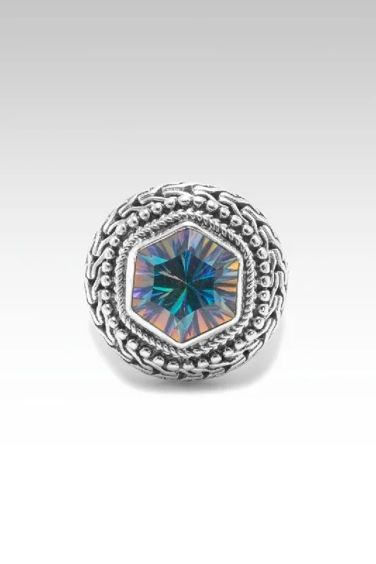 Heavenly Devotion Ring™ in Fire & Ice™ Mystic Quartz