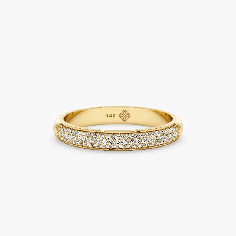 Chic, Trendy, And Affordable Jewelry Sale Round Pave Diamond Ring, Amira