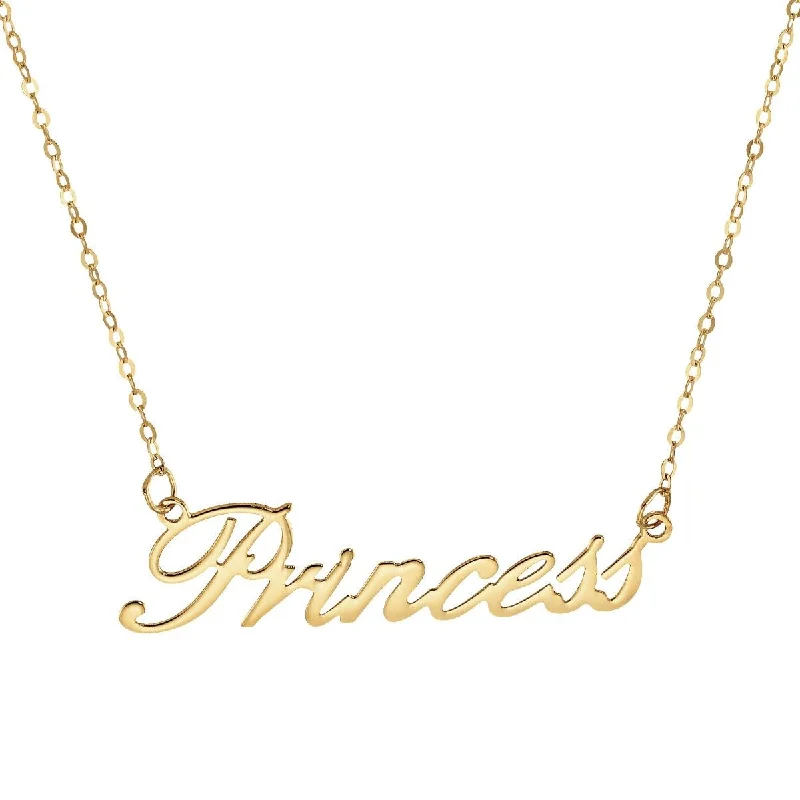 10KT Gold Princess Necklace