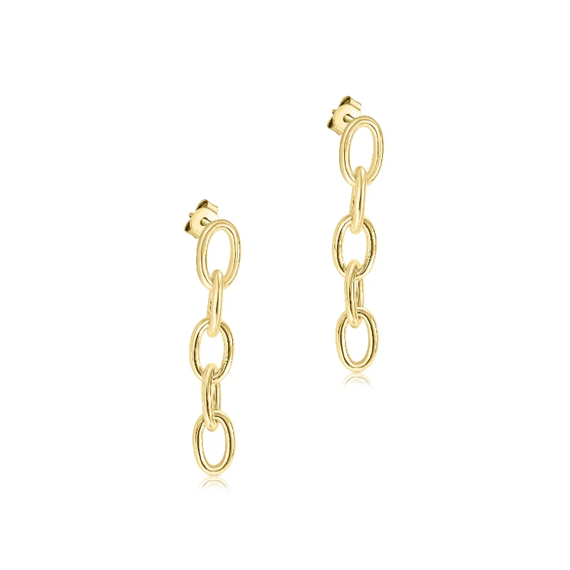 Bold Link Earrings