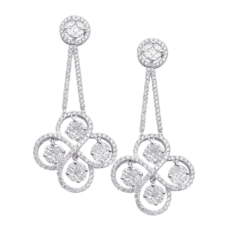 Diamond Drop Earrings