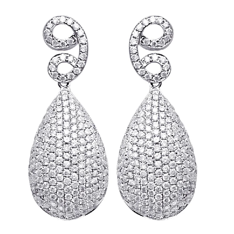 Diamond Drop Earrings