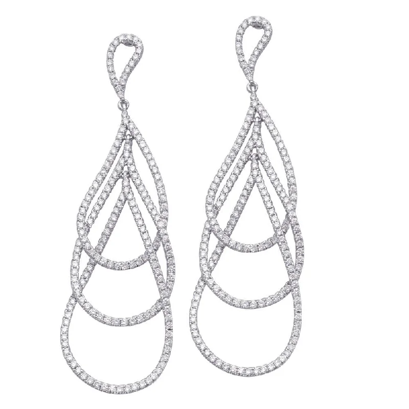 Diamond Drop Earrings