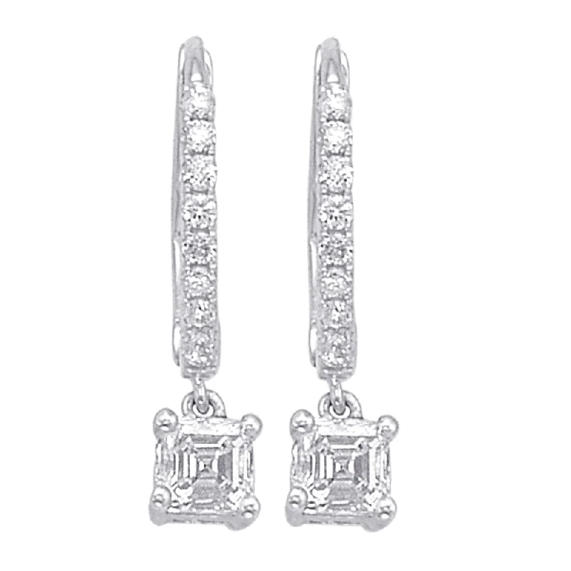 Diamond Drop Earrings