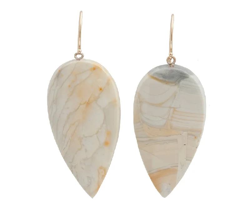 Royal Savannah Jasper & Gold Earrings