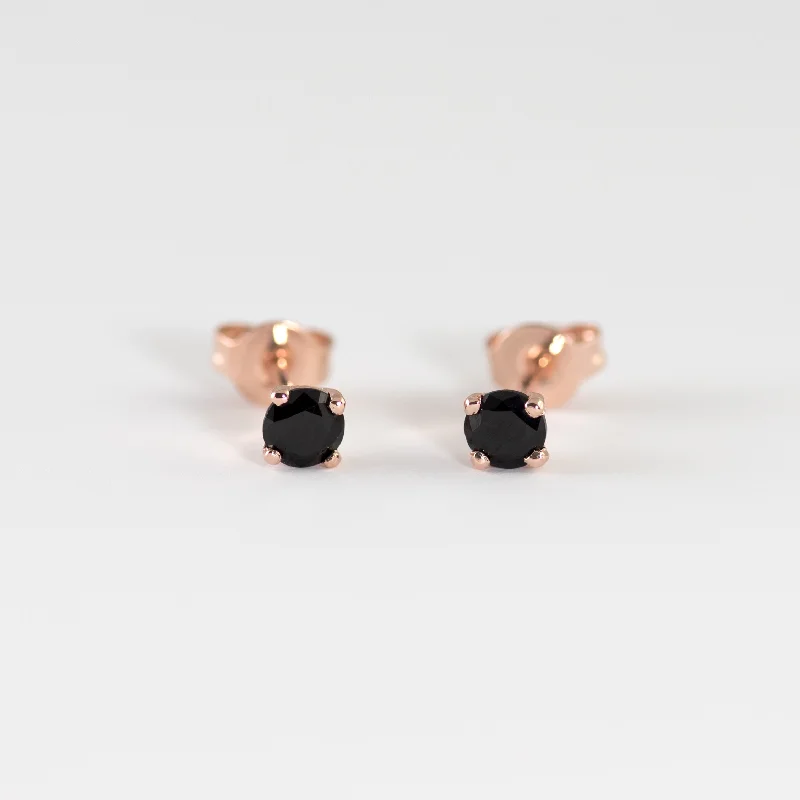 Sid Black Spinel Earrings