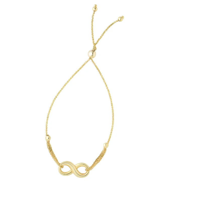 14K Gold Infinity Friendship Bracelet