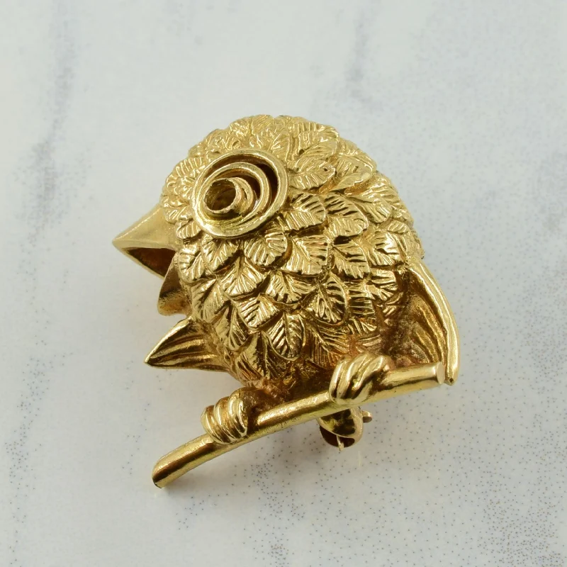 Flash Sale On Stunning Jewelry – Don't Miss Out 14k Yellow Gold Bird Brooch |