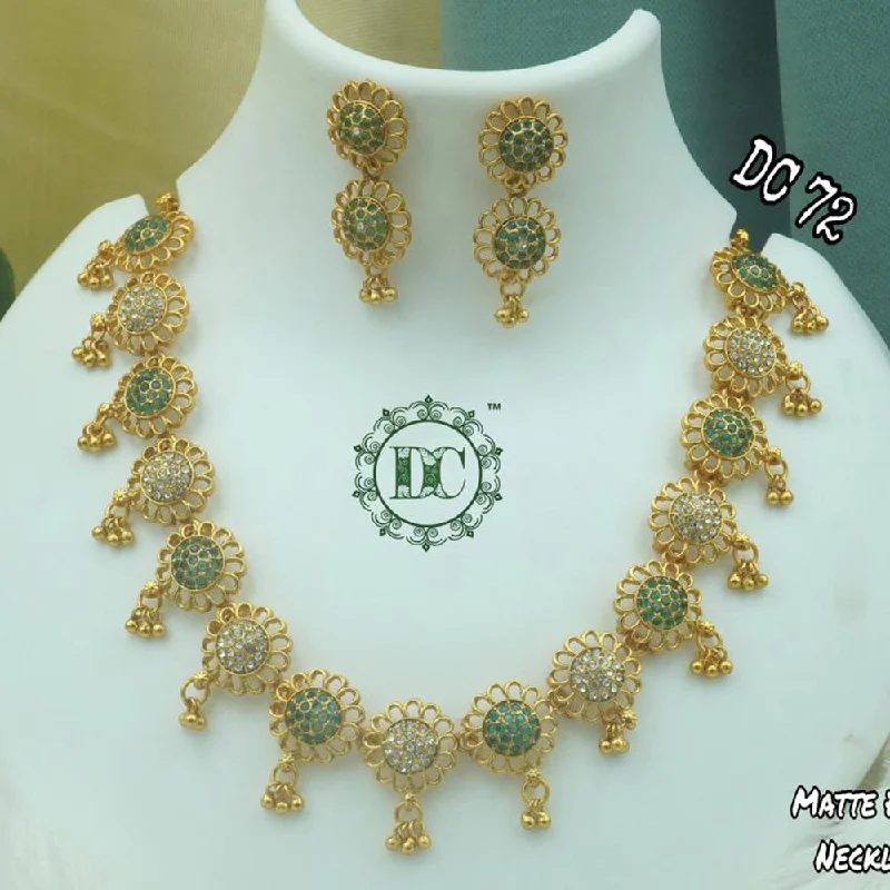 Exclusive Jewelry Offers – Shine For Less Diksha Collection Gold Plated Necklace Set