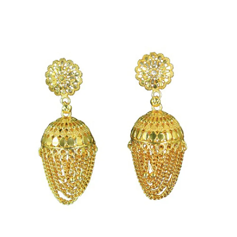 Buy More, Save More On Stunning Jewelry Pieces Mahavir Gold Plated Jhumki Earring