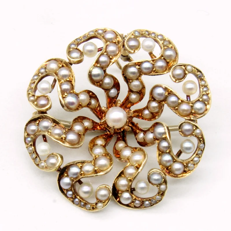 Fashion-Forward Jewelry At Incredible Prices Pearl Wreath Brooch & Pendant