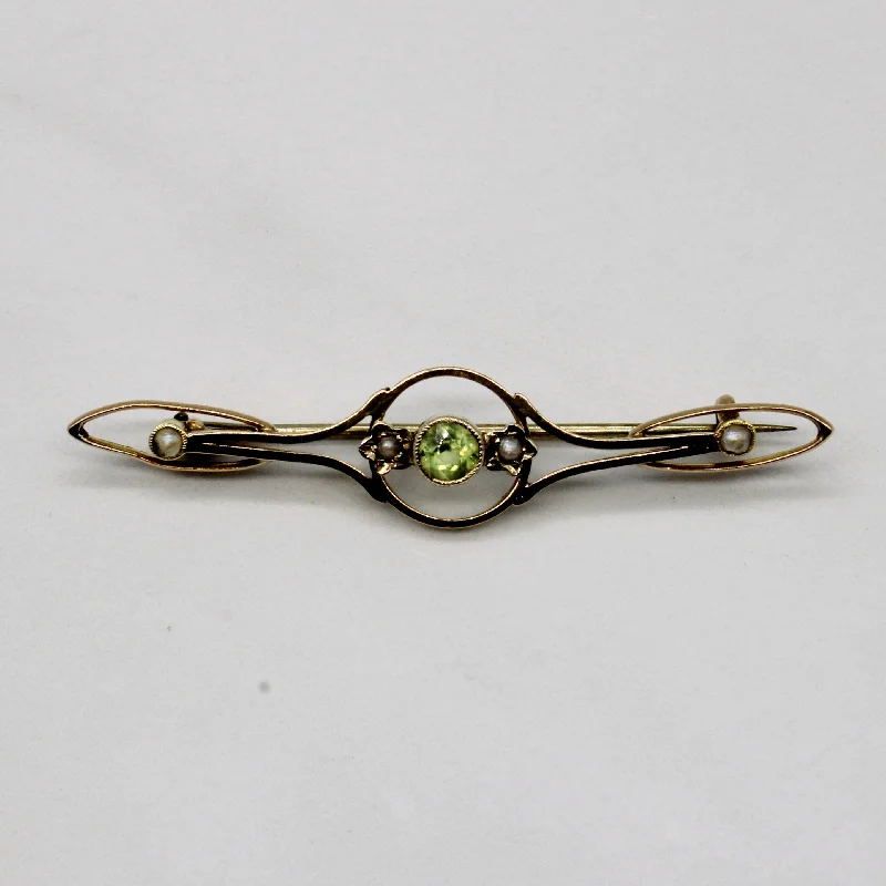 Best Jewelry Deals – Shop Premium Pieces At Great Prices Peridot & Pearl Brooch | 0.14ct |