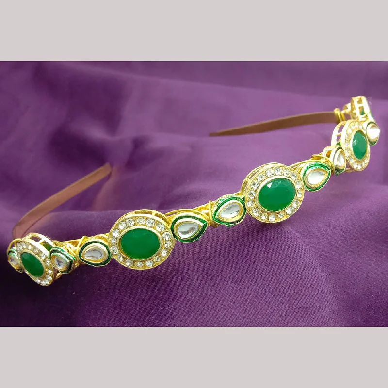 Affordable Glamour – Premium Jewelry For Less SP Jewellery Gold Plated Sheeshphool Hairband