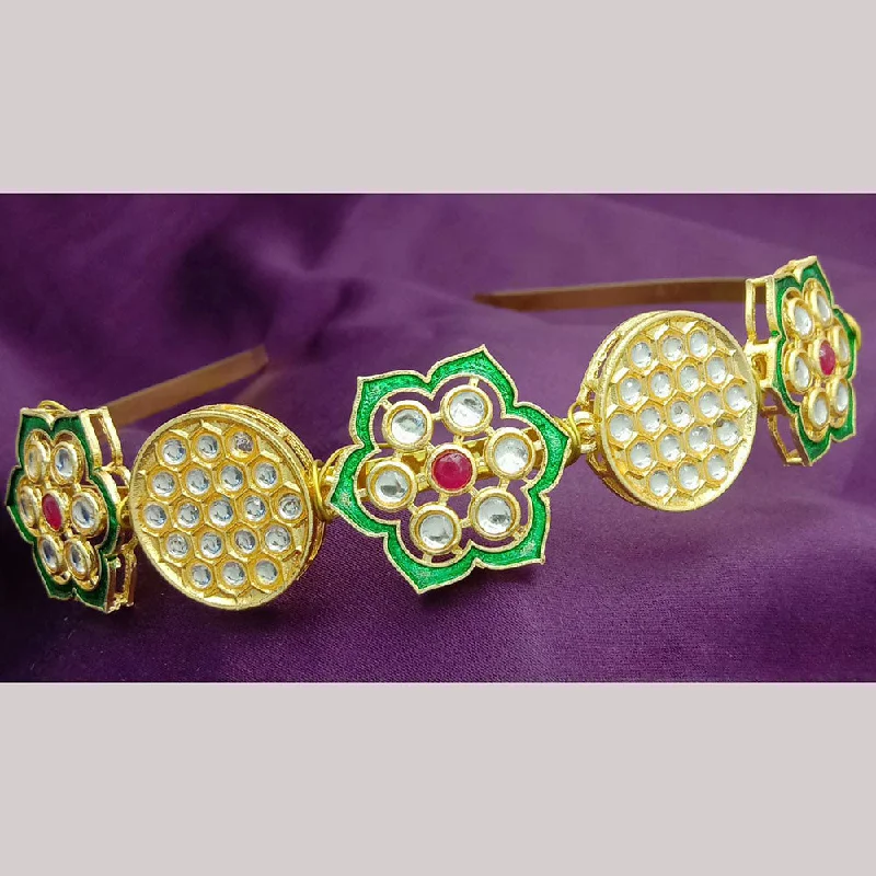 Affordable Gold-Plated Jewelry For Modern Fashion SP Jewellery Gold Plated Sheeshphool Hairband