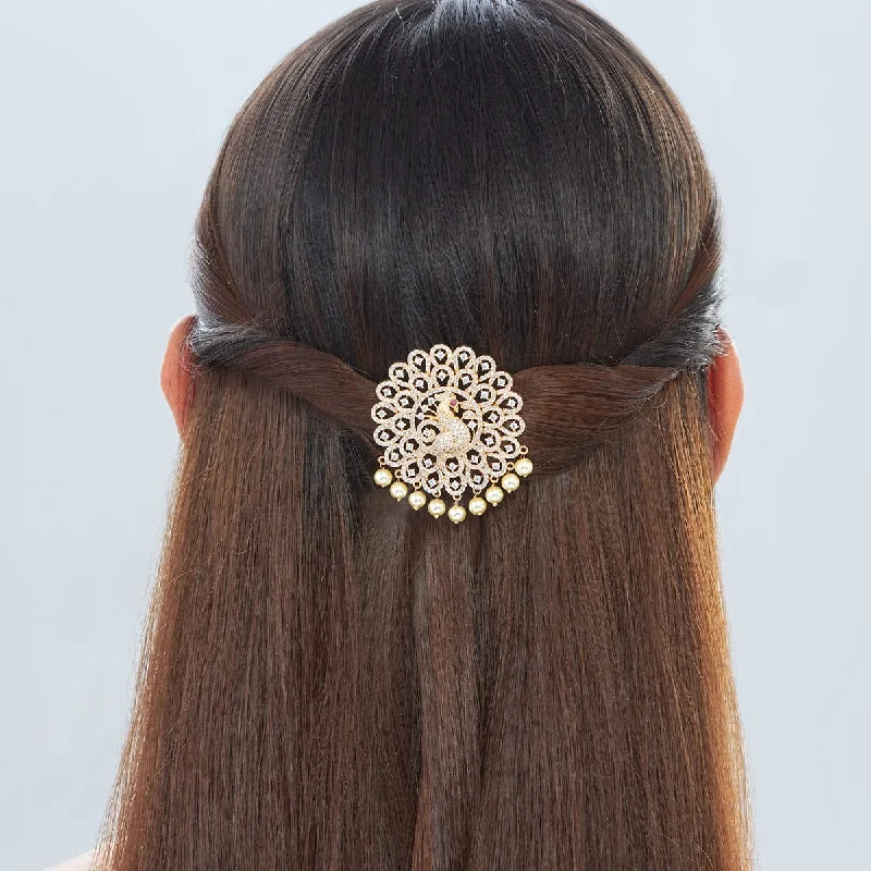 Make Your Outfit Shine With Discounted Jewelry Zircon Hair Brooch 145206